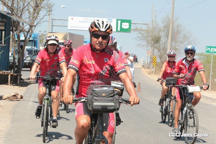 Ciclistas franceses llegan a Nicaragua para conocer nuestras bellezas